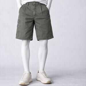 Carhartt Men 36 Olive Work Utility Shorts Relaxed Cotton Outdoor durable utility